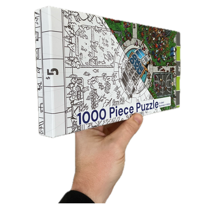 Food Truck Race 1000-Piece Puzzle
